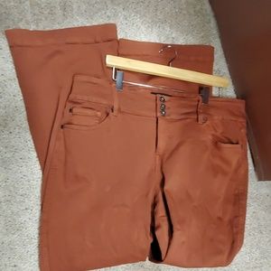 nWOT! Burnt orange flare jeans!